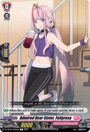 Admired Dear Sister, Feltyrosa (D-LBT01/098EN), D-LBT01: Lyrical Melody — Vanguard card price