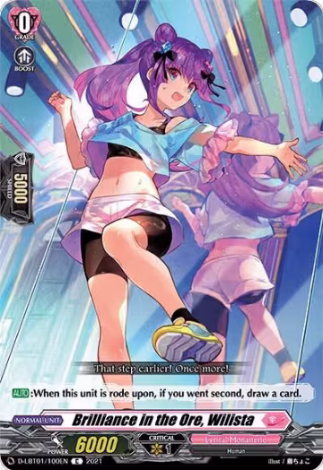 Brilliance in the Ore, Wilista (D-LBT01/100EN), D-LBT01: Lyrical Melody — Vanguard card price