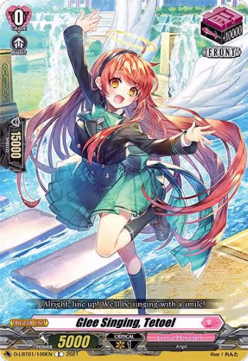 Glee Singing, Tetoel (D-LBT01/109EN), D-LBT01: Lyrical Melody — Vanguard card price