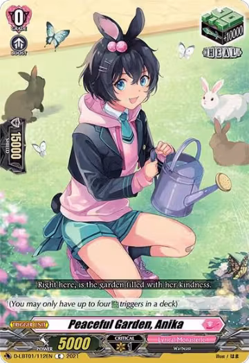 Peaceful Garden, Anika (D-LBT01/112EN), D-LBT01: Lyrical Melody — Vanguard card price