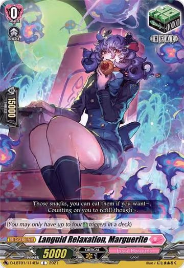Languid Relaxation, Marguerite (D-LBT01/114EN), D-LBT01: Lyrical Melody — Vanguard card price