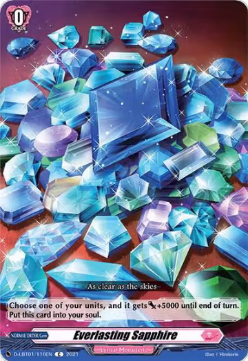 Everlasting Sapphire (D-LBT01/116EN), D-LBT01: Lyrical Melody — Vanguard card price