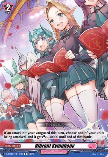 Vibrant Symphony (D-LBT01/117EN), D-LBT01: Lyrical Melody — Vanguard card price