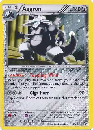 Aggron - 80/124 (Cosmos Holo) (080/124), Blister Exclusives — Pokémon card price