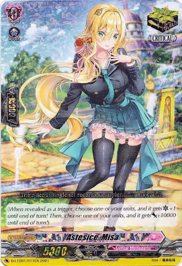 Astesice, Misa (RRR Foil) (D-LTD01/011EN), D-LTD01: Ahoy! Lyrical Monasterio! — Vanguard card price