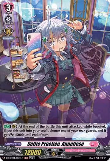 Selfie Practice, Anneliese (Holo) (D-LBT01/H01EN), D-LBT01: Lyrical Melody — Vanguard card price