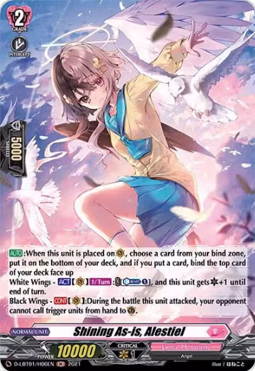 Shining As-is, Alestiel (Holo) (D-LBT01/H06EN), D-LBT01: Lyrical Melody — Vanguard card price