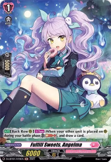 Fulfill Sweets, Angelma (Holo) (D-LBT01/H19EN), D-LBT01: Lyrical Melody — Vanguard card price