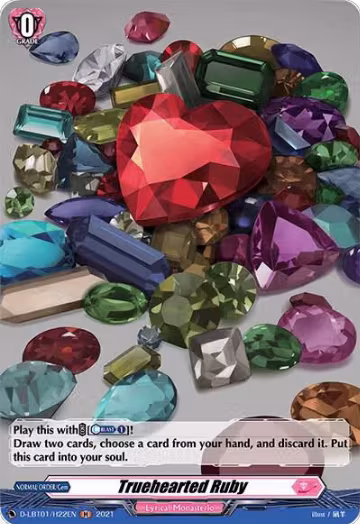 Truehearted Ruby (Holo) (D-LBT01/H22EN), D-LBT01: Lyrical Melody — Vanguard card price