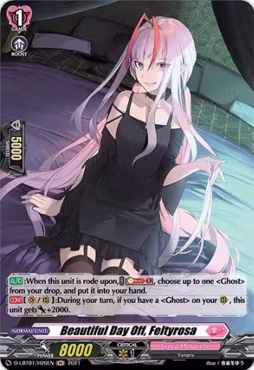 Beautiful Day Off, Feltyrosa (Holo) (D-LBT01/H26EN), D-LBT01: Lyrical Melody — Vanguard card price