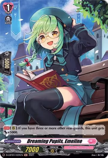 Dreaming Pupils, Emeline (Holo) (D-LBT01/H31EN), D-LBT01: Lyrical Melody — Vanguard card price