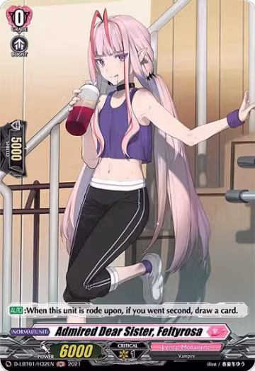 Admired Dear Sister, Feltyrosa (Holo) (D-LBT01/H32EN), D-LBT01: Lyrical Melody — Vanguard card price