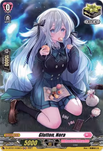 Glutton, Nora (Holo) (D-LBT01/H38EN), D-LBT01: Lyrical Melody — Vanguard card price