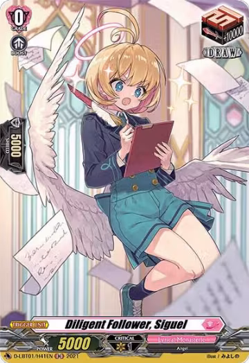 Diligent Follower, Siguel (Holo) (D-LBT01/H41EN), D-LBT01: Lyrical Melody — Vanguard card price