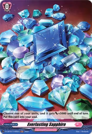 Everlasting Sapphire (Holo) (D-LBT01/H49EN), D-LBT01: Lyrical Melody — Vanguard card price