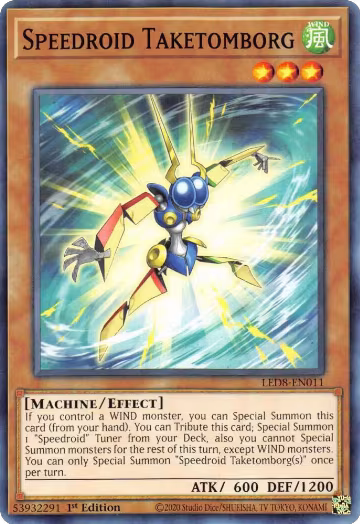 Speedroid Taketomborg (LED8-EN011), Legendary Duelists: Synchro Storm — Yu-Gi-Oh! card price