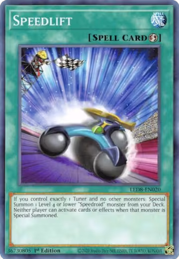 Speedlift (LED8-EN020), Legendary Duelists: Synchro Storm — Yu-Gi-Oh! card price