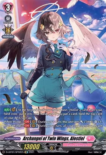 Archangel of Twin Wings, Alestiel (SP) (D-LBT01/SP02EN), D-LBT01: Lyrical Melody — Vanguard card price
