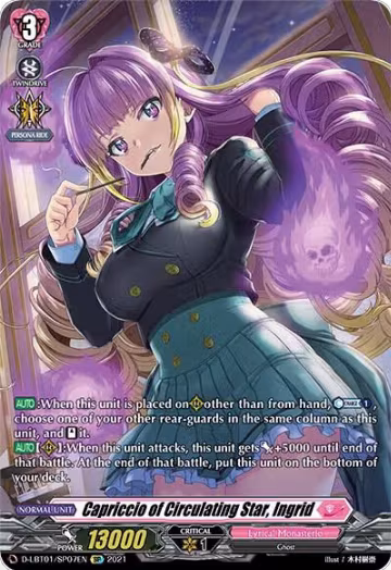Capriccio of Circulating Star, Ingrid (SP) (D-LBT01/SP07EN), D-LBT01: Lyrical Melody — Vanguard card price