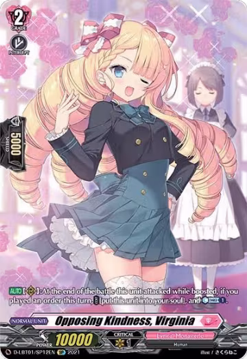 Opposing Kindness, Virginia (SP) (D-LBT01/SP12EN), D-LBT01: Lyrical Melody — Vanguard card price