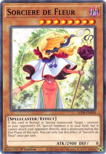 Sorciere de Fleur (LED8-EN028), Legendary Duelists: Synchro Storm — Yu-Gi-Oh! card price