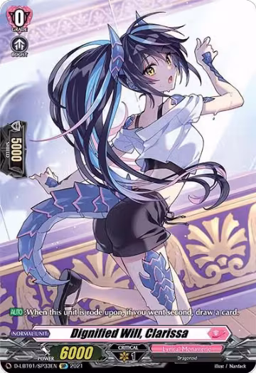 Dignified Will, Clarissa (SP) (D-LBT01/SP33EN), D-LBT01: Lyrical Melody — Vanguard card price