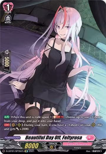 Beautiful Day Off, Feltyrosa (SP) (D-LBT01/SP35EN), D-LBT01: Lyrical Melody — Vanguard card price