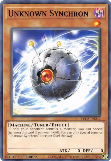 Unknown Synchron (LED8-EN049), Legendary Duelists: Synchro Storm — Yu-Gi-Oh! card price