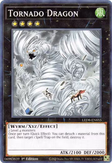 Tornado Dragon (LED8-EN055), Legendary Duelists: Synchro Storm — Yu-Gi-Oh! card price