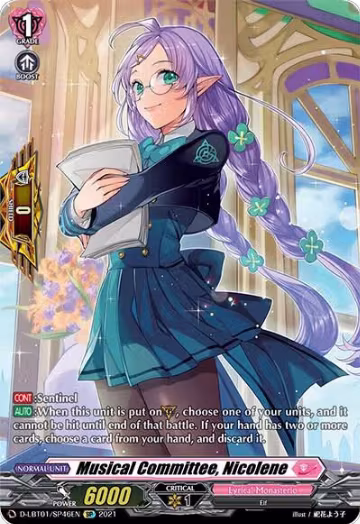 Musical Committee, Nicolene (SP) (D-LBT01/SP46EN), D-LBT01: Lyrical Melody — Vanguard card price