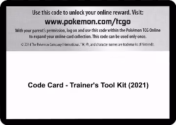 Code Card - Trainer's Tool Kit (2021), Miscellaneous Cards & Products — Pokémon card price