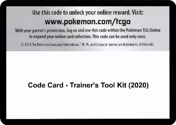 Code Card - Trainer's Tool Kit (2020), Miscellaneous Cards & Products — Pokémon card price