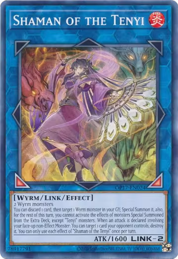 Shaman of the Tenyi (OP17-EN024), OTS Tournament Pack 17 — Yu-Gi-Oh! card price