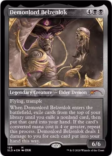 Demonlord Belzenlok (Foil Etched) (159), Secret Lair Drop Series — Magic card price