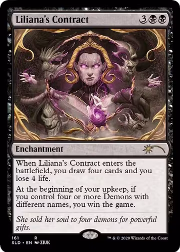 Liliana's Contract (161) (161), Secret Lair Drop Series — Magic card price