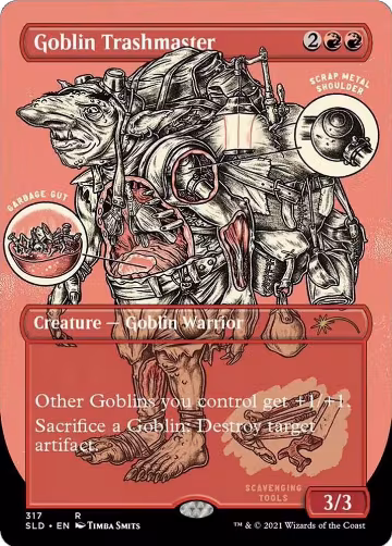 Goblin Trashmaster (Foil Etched) (317), Secret Lair Drop Series — Magic card price