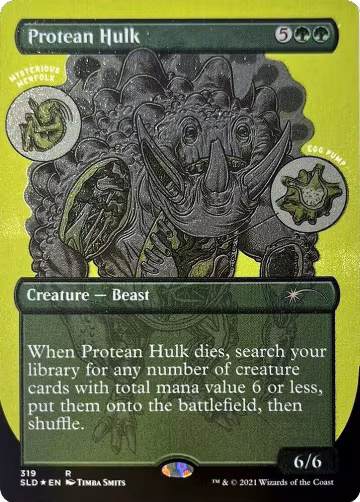 Protean Hulk (Foil Etched) (319), Secret Lair Drop Series — Magic card price