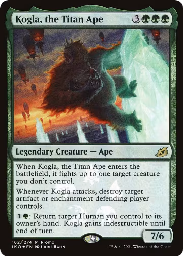 Kogla, the Titan Ape (162), Media Promos — Magic card price
