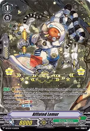Afflated Lemur (Hot Stamped) (BSF 2021/VGS02EN), V Promo Cards — Vanguard card price