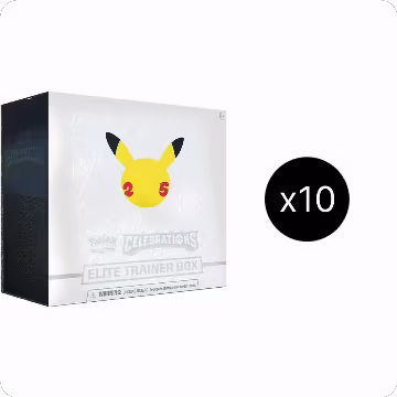 Celebrations Elite Trainer Box Case, Celebrations — Pokémon sealed product price