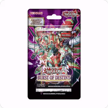 Burst of Destiny Blister Pack [1st Edition], Burst of Destiny — Yu-Gi-Oh! sealed product price