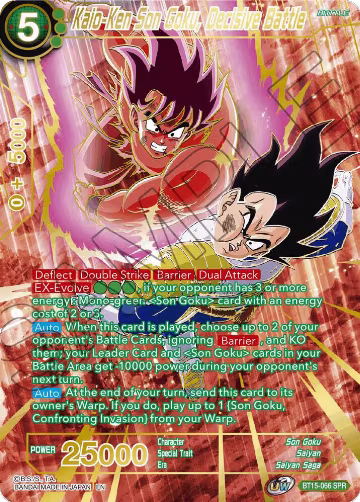 Kaio-Ken Son Goku, Decisive Battle (SPR) (BT15-066), Saiyan Showdown — DB Super card price