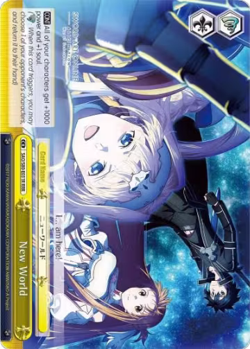New World (RRR) (SAO/S80-E031R RRR), Sword Art Online -Alicization- Vol.2 — Weiß Schwarz card price