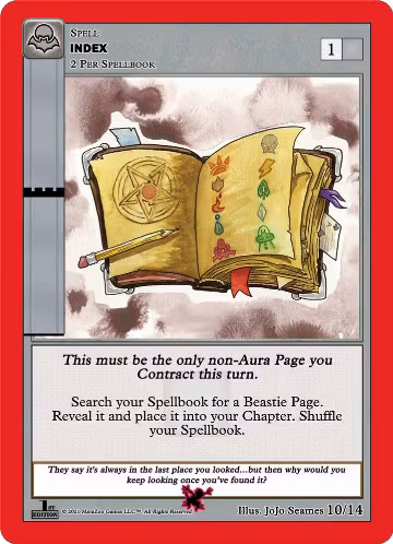 Index (10/14), Nightfall: First Edition Release Event Deck — MetaZoo card price