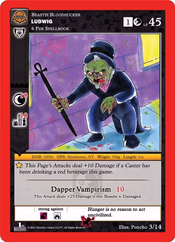 Ludwig (3/14), Nightfall: First Edition Release Event Deck — MetaZoo card price