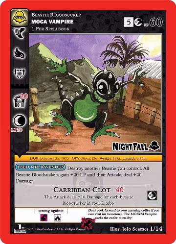 Moca Vampire (1/14) — card price