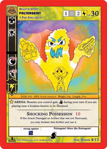 Poltergeist (4/13), Nightfall: First Edition Release Event Deck — MetaZoo card price
