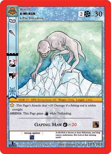 A-Mi-Kuk (103/163), Nightfall: First Edition — MetaZoo card price