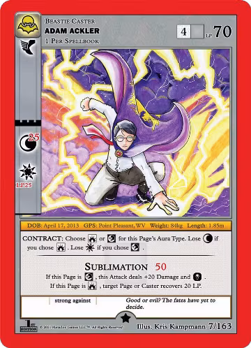 Adam Ackler (7/163), Nightfall: First Edition — MetaZoo card price