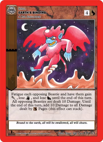 Earth's Binding (85/163), Nightfall: First Edition — MetaZoo card price